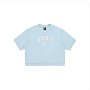 다이나핏 여성 PEEPS (핍스) 기능성 오버핏 라운드 반팔 티셔츠 YWM23245B2