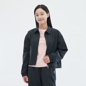 스케쳐스 [본사 공식] 여성 우븐 베이직 집업 자켓_SL3WJCFS022