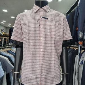 런던포그 HL01 여름반팔서커 체크셔츠남방 Loa3a569