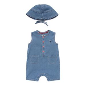 [블루독베이비]BL)데님민소매우주복 45313-601-07