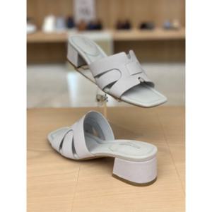 R 락포트 RW0167 케인 스퀘어토 슬리퍼 여성 정장 캐주얼 펌프스 슬라이드(4CM)