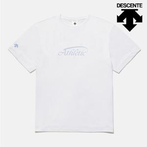 [데상트]데상트 소프트터치 그래픽 반팔 티셔츠 SP122UTS11WHT0