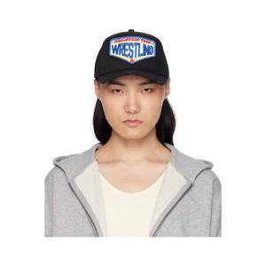 디스퀘어드2 볼캡 블랙 박서 볼캡 251148M139023