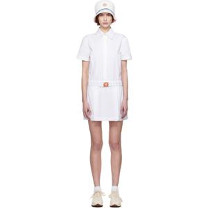 카사블랑카 원피스 화이트 테니스 미니 드레스 251195F063003