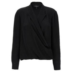THEORY 39PK 라벨 랩39 블라우스 O1102503001