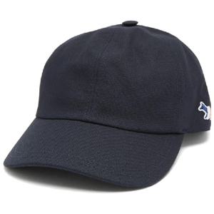 25 FW 메종 키츠네 Tricolour 트리컬러 폭스 볼캡 모자 네이비 HU06100WW0007 P480