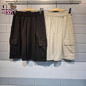 유솔대동백화점 DP01 면 카고 버뮤다 팬츠 ULTM254Z1