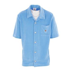카사블랑카 라이트 블루 볼링 셔츠 MPF25JTP384 01