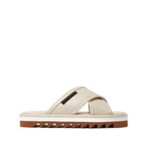 25 FW Stella McCartney 로고 패치 슬라이더 샌들 810489AP0AM0 TP432449213