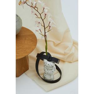 [질스튜어트]블랙 무광 버클 라미네이팅 가죽 벨트 JUBE5F051BK