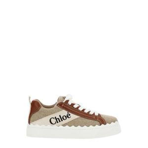 Chloe 로고 프린트 로우탑 스니커즈 CHC22U108Z4 90U TP934990777