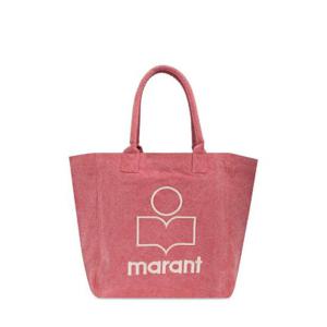 Isabel Marant Yenky 로고 자수 토트백 PM0001FAA1X19M BERRY TP934833390