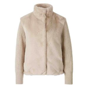 에르노 페이크 퍼 골지 커프 재킷 GC00072DR12624