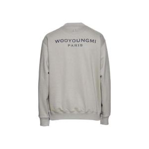 우영미 코튼 백로고 스웨트셔츠 그레이   23SS W231TS27726G