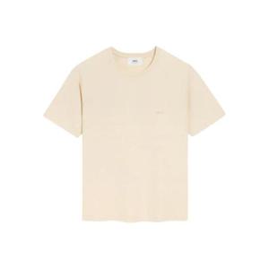 AMI Paris 래글런 소매 자수 티셔츠 H25UTS334JE0172