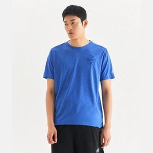 [뉴발란스]매장판 남성 IMPACT RUN 기능성 반팔티 블루 NBNED4S071-50