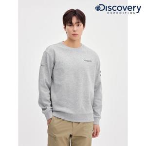 디스커버리 (DMMT35051_MGS) 남성 와펜포켓 맨투맨 DXNW