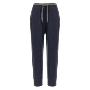 25 FW Brunello Cucinelli 골지 드로스트링 트랙팬츠 M16222799CEP19 TP440070999