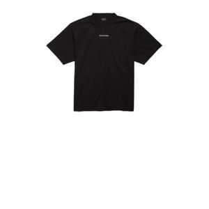 발렌시아가 반팔 티셔츠 764235 TPVK11569 FADED BLACK WHITE
