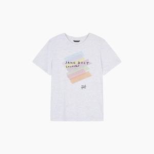 [시슬리]비오넷 실키 더블 프린트 티셔츠SATS60531