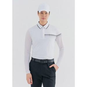 [레노마골프]남성 냉감 소매 요꼬 카라 티셔츠 RMTPN2102-101_IC