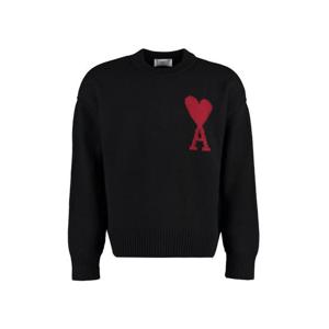 아미 스웨터 BFUKS006018009 NOIR ROUGE