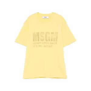 주니어 엠에스지엠 티셔츠 F5MSJUTH087 020 Yellow