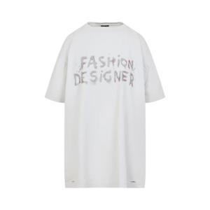 발렌시아가 반팔 티셔츠 824285TSVC5 9012 WHITE