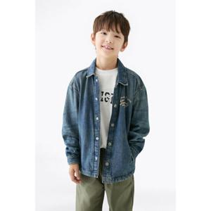 [타미힐피거칠드런TD] 데님 자수 셔켓 (T42F6QJC300BT1)