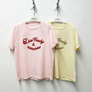 인터크루 HC10 여성체인자수반팔티셔츠 ITZ2TR54A