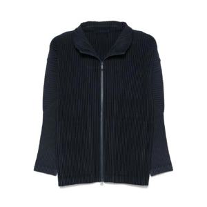 25 FW Homme Plisse Issey Miyake 플리츠 지퍼 프런트 셔츠 재킷 HP58JL54075 TP441461035