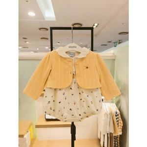 [압소바] (노랑)(조카백일돌선물) 블루문 볼레로 우주복세트 (A2522310)