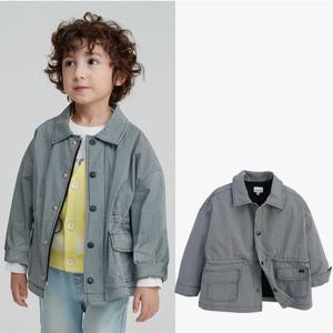[컬리수]체크 블랜드 셔츠자켓 C221JKG53P