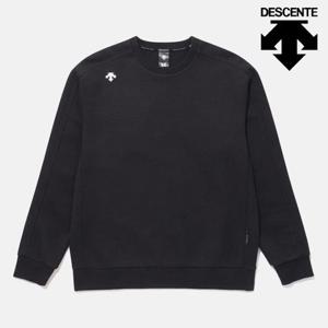 [데상트] 백그래픽 컴포트핏 맨투맨 SP323UHT71BLK0 티셔츠