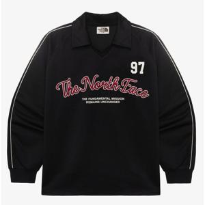 노스페이스 화이트라벨 TNF 크루 칼라 긴팔 티셔츠 NT7TR04J