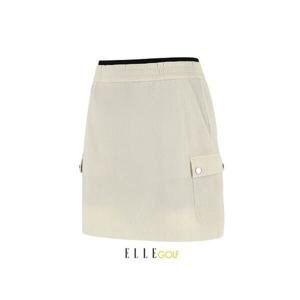 [엘르골프]25 여름 여성 요루 H라인 스커트 6L41891-201_BP