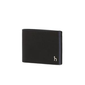 [헤지스/선물포장]블랙 라인배색 소가죽 머니클립HJWA5F034BK