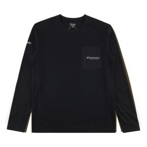 디스커버리 남성 퀵드라이 마운틴 긴팔티셔츠 DMRL37044BKS
