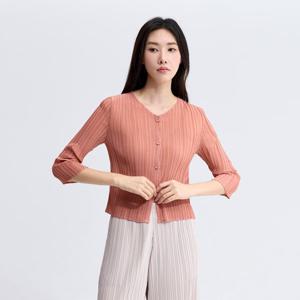 [플리츠미][플리츠미] 플로팅 메쉬 블록 가디건_EPCDF025002