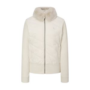 헤지스 골프 여성 24FW 스테디셀러하이브리드 탈착 퍼 집업 다운 니트 (LIGHT BEIGE) WWSW4D811I1