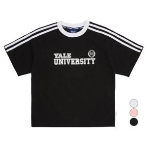 [예일키즈]예일키즈 아동용 통기성 예일 라인 포인트 반팔 면 티셔츠 YJCCHSE23291
