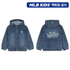 [MLB키즈PG] 스트릿 져지데님 후드 자켓 (7ADKB0254-50BLS)