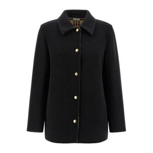 버버리 체크 라이닝 더블 페이스 울 트윌 재킷 8115289 BLACKSA