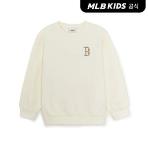 [MLB키즈 공식] 25FW 베이직 스몰로고 맨투맨 BOS (Cream) 7AMTB1654-43CRS
