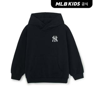 [MLB키즈 공식] 25FW 베이직 스몰로고 후드 NY (Black) 7AHDB0154-50BKS