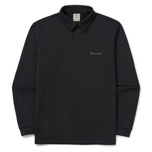 스노우피크 폴로 긴팔 티셔츠 S24FMTPS10 BK BY DK