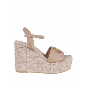[VALENTINO] 라프리마 여성 에스파드리유 웨지 에스파드류 브이 로고 시그니처 T 45 WS0LY9DTWGF9 핑크 /8