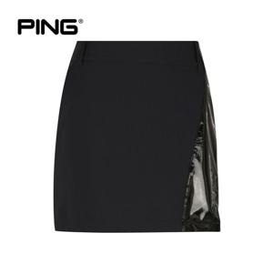 [PING] 여성 소재 믹스 큐롯 스커트