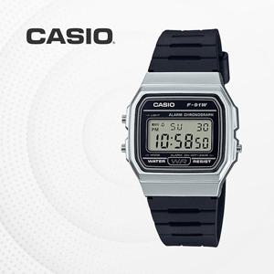 카시오 CASIO 남여공용 우레탄 빈티지 전자 손목시계 F-91WM-7A