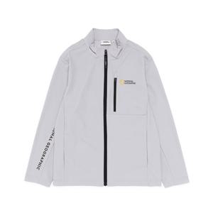 [내셔널지오그래픽 키즈] KIDS K222UFT240 트리코트 스트레치집업 GRAY
